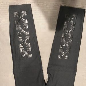 Men’s off white champion sweatpants